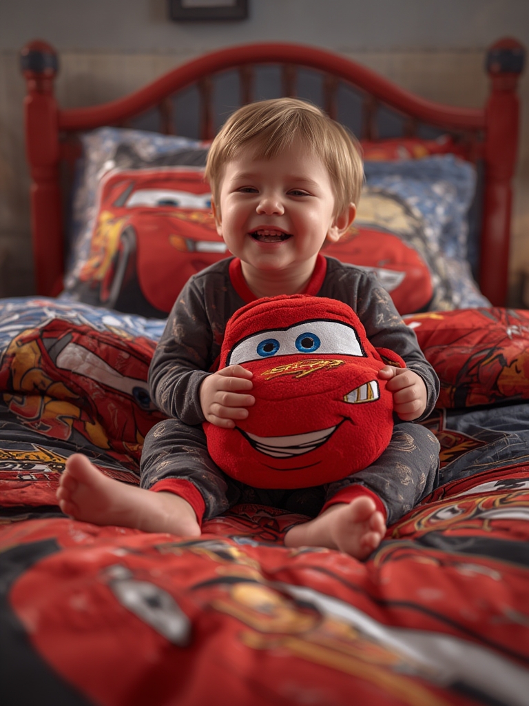 toddler bedding in action