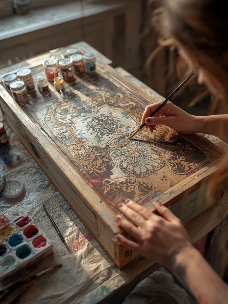 Hand Painted Furniture: 7 Amazing Ways to Transform Your Home (Proven Guide) 3 Hand Painted Furniture - Illustration 2