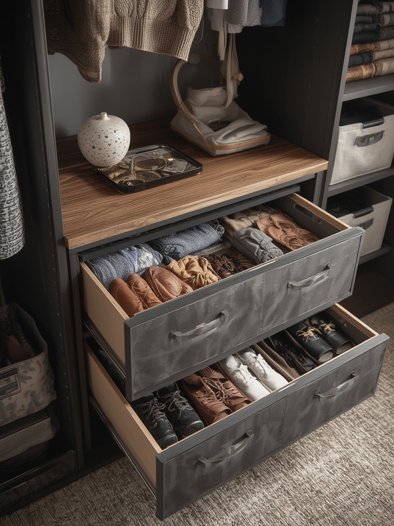 dresser organizer in action