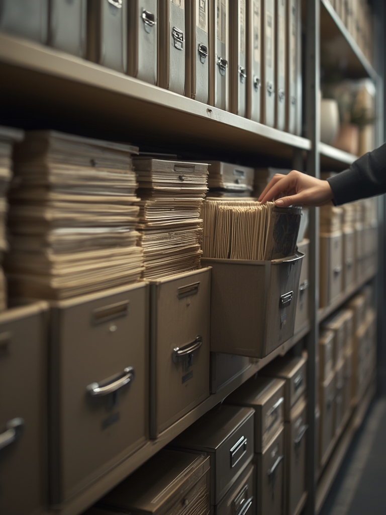 file boxes in action