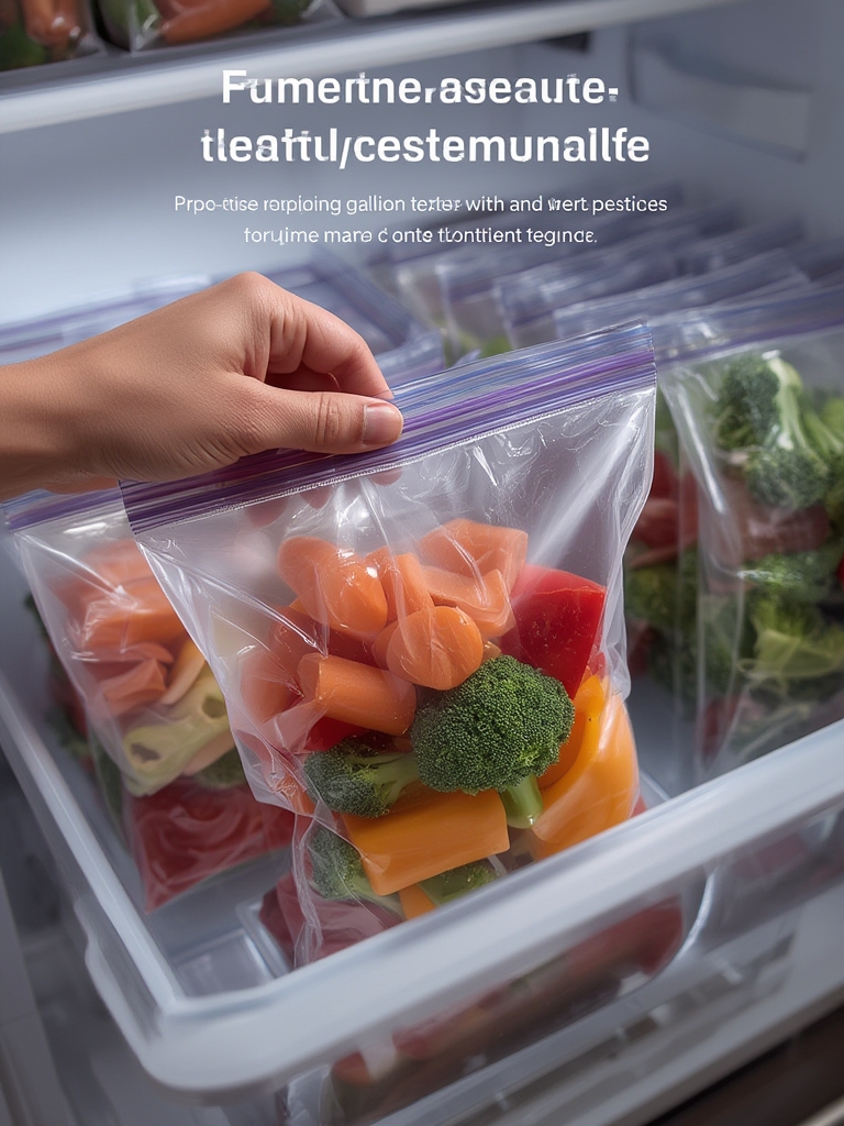 gallon bags in action