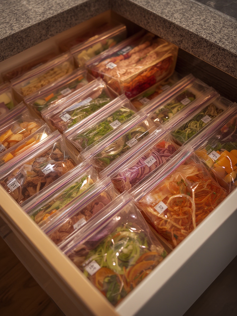 storage bags in action