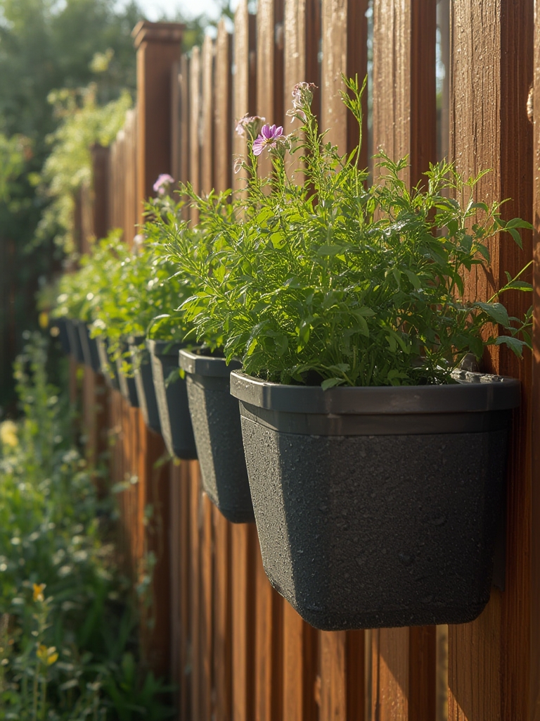 wall planter in action