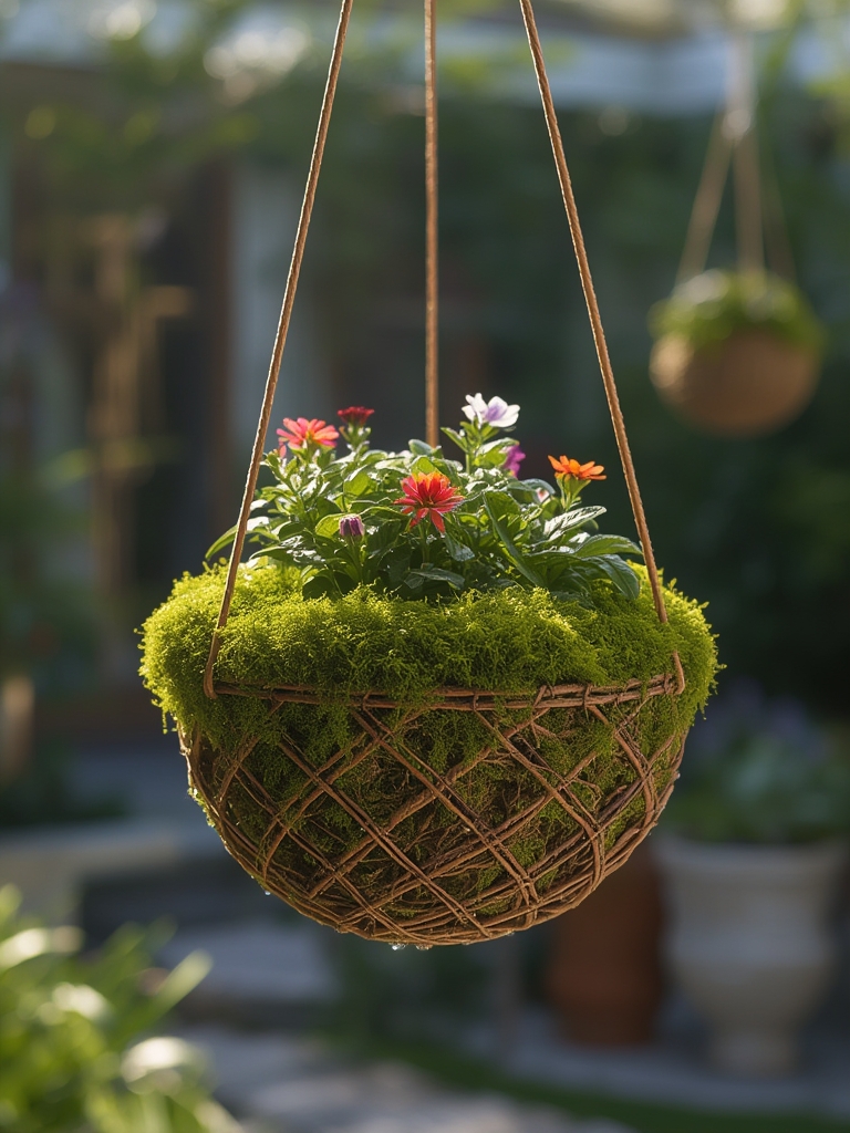 Moss Baskets: 4 Ultimate Tips For Amazing 2026 Results 2 moss baskets in action