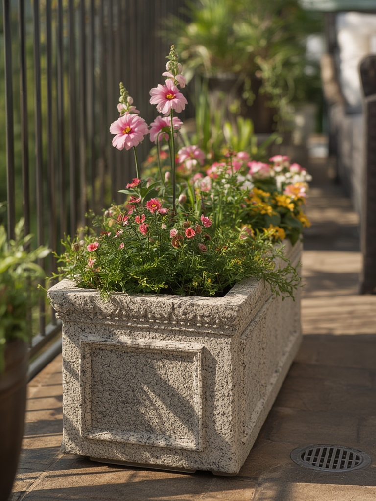 rectangle planter in action